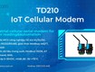 Td210   iot cellular modem  