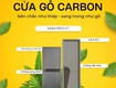 Cửa gỗ carbon 