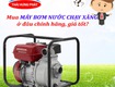 Mua máy bơm nước chạy xăng ở đâu chính hãng, giá tốt 
