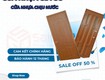 Khái quát về cửa nhựa chịu nước tại SaiGonDoor 