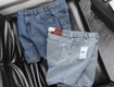 Quần short jean BTM form trên gối 
