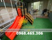 Cầu trượt máng đôi trẻ em, cầu trượt trẻ em 2 máng nhựa 