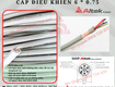 Cáp điều khiển 6 lõi altek kabel 6x0.75mm2 đà nẵng 