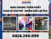 Hàng về gấp mà chưa có chỗ để 