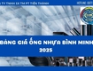 Bảng giá ống nhựa bình minh 