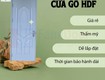 Cửa gỗ công nghiệp hdf