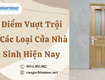 ưu điểm vượt trội của các loại cửa nhà vệ sinh hiện nay