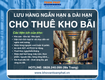 Thuê kho ngắn hạn linh hoạt, tiết kiệm, an toàn