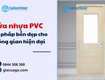 Cửa nhựa pvc giải pháp bền đẹp cho không gian hiện đại