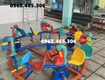 Đu quay ngựa trẻ em, đu quay trên ray mầm non 