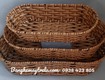 Khay mây nhựa đựng đồ cho nhà hàng  khách sạn 