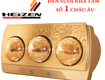 Đặc điểm của dòng đèn sưởi Heizen 