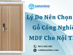 Lý do nên chọn cửa gỗ công nghiệp mdf cho nội thất