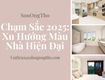 Chạm sắc 2025 xu hướng màu nhà bền đẹp hợp phong...
