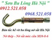 Nở móc mạ kẽm m8,m10,m6 hà nội 0912521058 kim khí thanh sơn cung cấp nở...