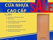 Cửa nhựa giả gỗ   giải pháp hoàn hảo cho không gian hiện đại...