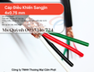Cáp điều khiển chống nhiễu 4x0.75 sangjin hồ chí minh