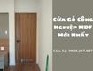 Giá hoàn thiện 1 bộ cửa gỗ công nghiệp mdf mới nhất