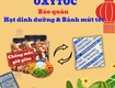 Gói hút oxy bảo quản mứt dừa, mứt gừng tết thơm ngon