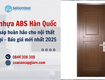 Cửa nhựa abs hàn quốc: giải pháp hoàn hảo cho nội thất hiện đại 