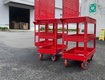 Xe đẩy 3 ngăn   bảng treo khay nhựa kt: 738 570
