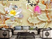 Tranh gạch hoa sen, gạch ốp tường HP97353 