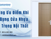 Những ưu điểm khi sử dụng cửa nhựa abs trong nội thất