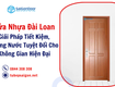 Cửa nhựa đài loan: giải pháp tiết kiệm, chống nước