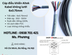 Cáp điều khiển altek kabel không lưới 6x0.75mm đà nẵng, hà nội, hồ chí minh...
