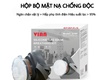 Mặt nạ phòng độc nửa mặt vian 370p   bảo vệ hô hấp hiệu...