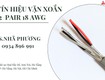 Cáp Tín Hiệu Vặn Xoắn Altek Kabel 2 Pair 18 Awg Có Sẵn. 