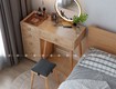 Bàn Trang Điểm Gỗ Sồi Phủ Sơn Thanh Lịch, Đa Năng 