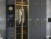 Tủ Áo Cánh Kính Gỗ Công Nghiệp MDF Màu Xám   TAK029 