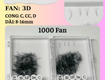 Lông Mi Fan Sẵn 3D Đủ Mọi Độ Cong và Chiều Dài 