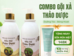 Combo Gội xả   Serum thảo dược Renoskin 
