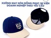 Xưởng may nón sự kiện doanh nghiệp tphcm