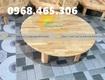 Bàn gỗ mầm non chất lượng cao, bàn gỗ mẫu giáo 
