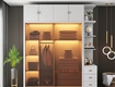 Tủ quần áo cánh kính màu trắng hiện đại   tak010 