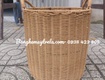 Giỏ mây nhựa tròn đựng đồ 