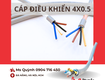 Cáp điều khiển tín hiệu âm thanh 4x0.5,4x0.75 altek kabel hà nội, đà nẵng, sài...