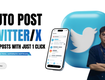 Auto post on twitter  x  1000 post 