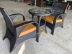 Bộ bàn ghế mây nhựa ban công bền, đẹp, cao cấp qd 2108 