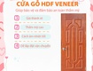 Cửa gỗ hdf   cửa gỗ gọn nhẹ, chất lượng đỉnh 