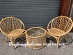 Ghế mây tre cafe 