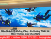 Màn hình led không viền xu hướng hiển thị cao cấp 2025