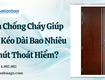 Cửa chống cháy giúp bạn kéo dài bao nhiêu phút thoát hiểm