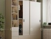 Tủ áo cửa lùa tam096 màu trắng hiện đại