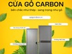 Cửa gỗ carbon 