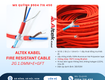 Cáp chống cháy chống nhiễu altek kabel 2x1.0 sài gòn, hà nội, đà nẵng 