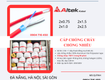 Cáp chống cháy 2x0.75, 2x1.0, 2x1.5 altek kabel sài gòn, hà nội, đà nẵng 